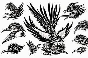 Road runner tattoo idea
