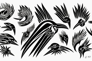 Road runner tattoo idea
