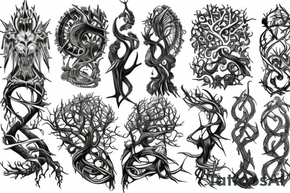 the yggdrasil world tree tattoo idea