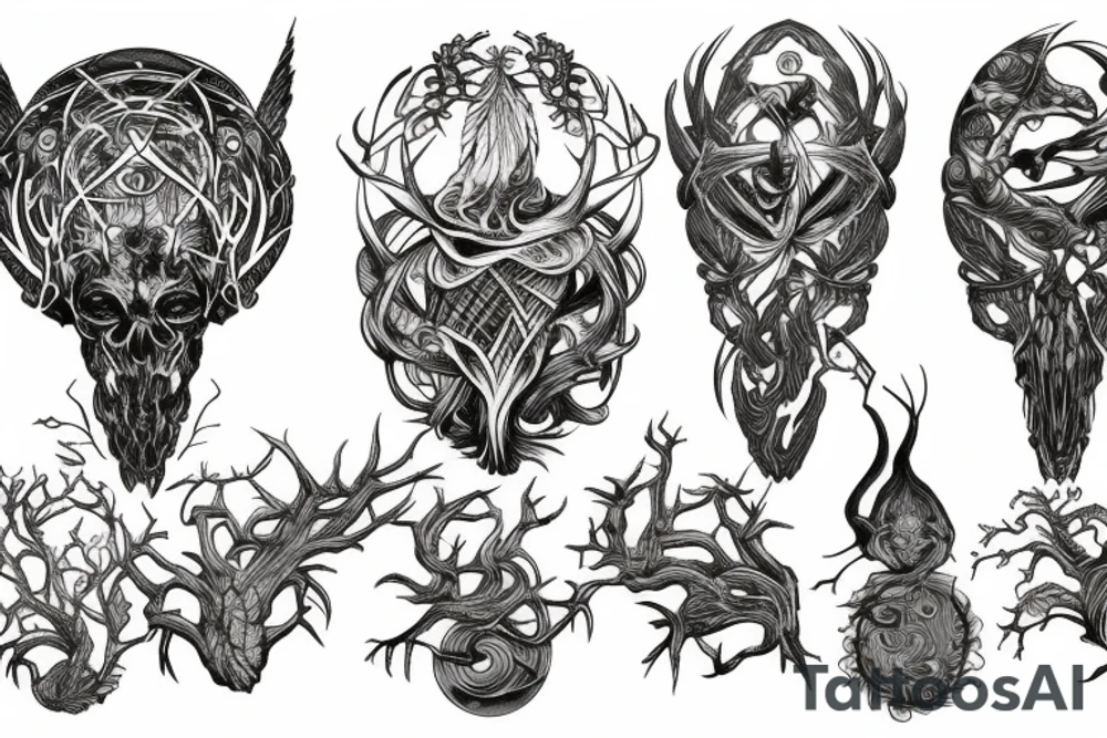 the yggdrasil world tree tattoo idea