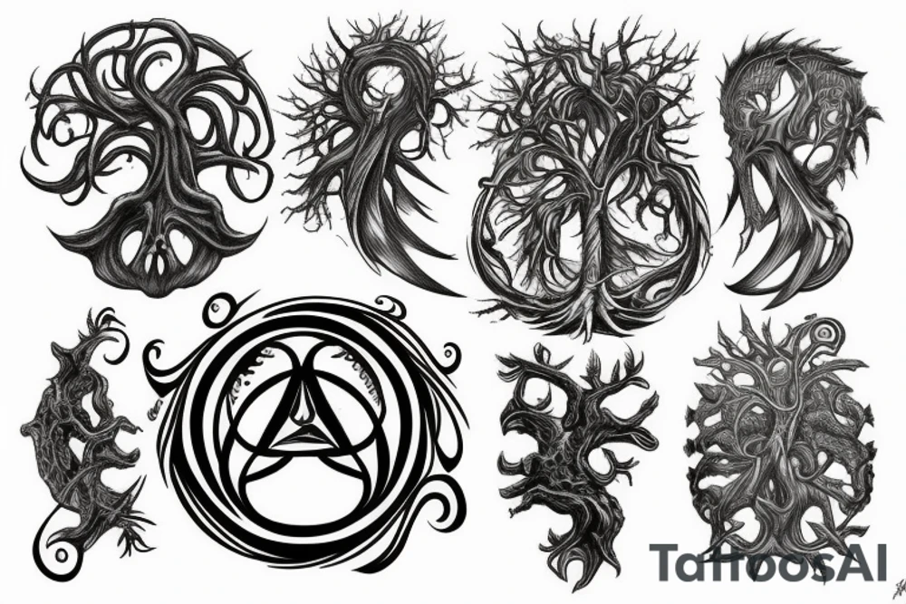 the yggdrasil world tree tattoo idea