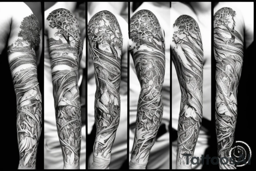 the yggdrasil world tree tattoo idea