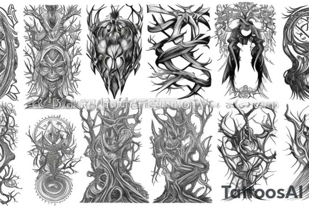 the yggdrasil world tree tattoo idea