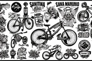 Santa Cruz Mountain bike tattoo idea
