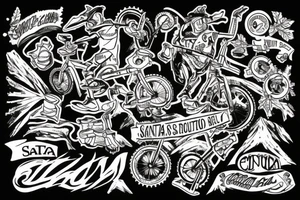 Santa Cruz Mountain bike tattoo idea