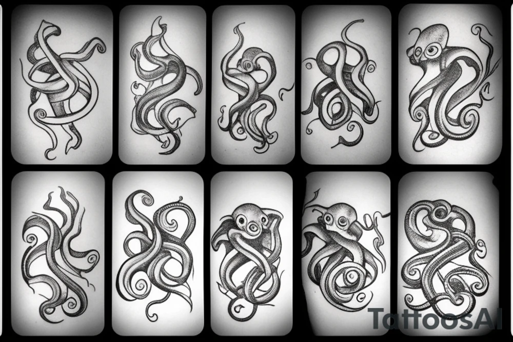 Octopus tattoo idea