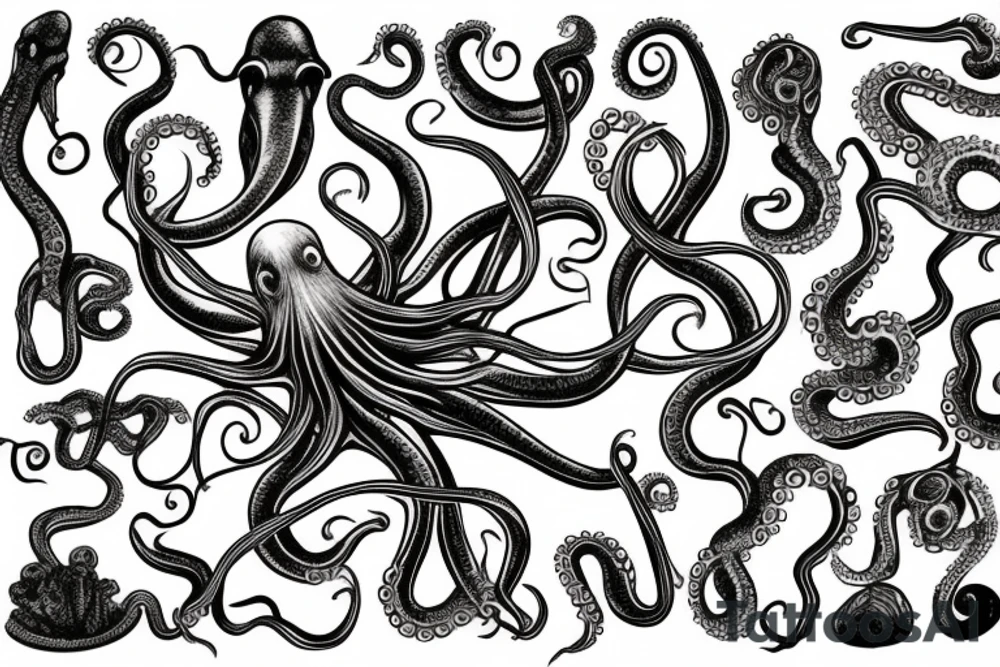 Octopus tattoo idea