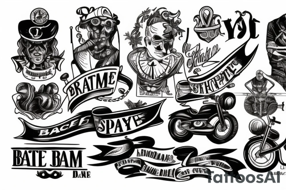 bateman's Bike Co tattoo idea