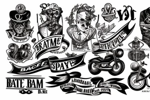 bateman's Bike Co tattoo idea