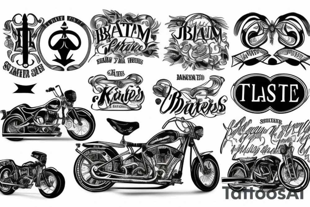 bateman's Bike Co tattoo idea