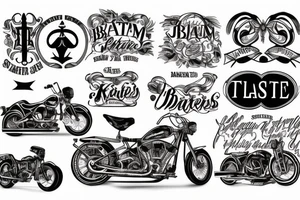 bateman's Bike Co tattoo idea