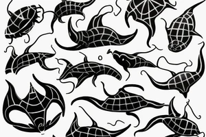 Sting rays tattoo idea