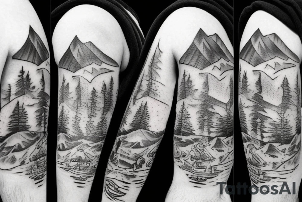 Mountain tattoo idea