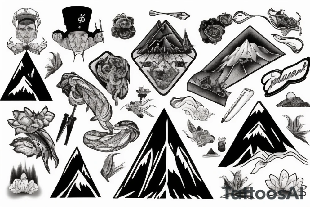 Mountain tattoo idea