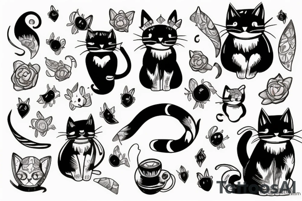 Cat furry tattoo idea