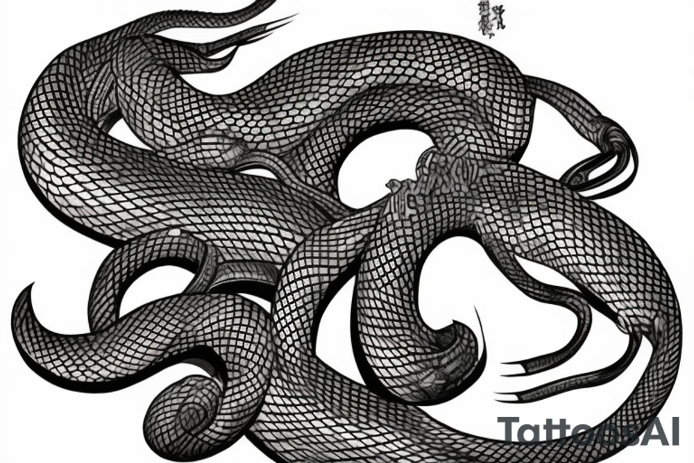 cobra on male chest tattoo idea