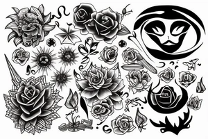 Sunset tattoo idea