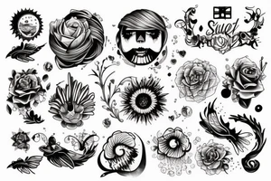 Sunset tattoo idea