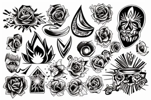 Sunset tattoo idea