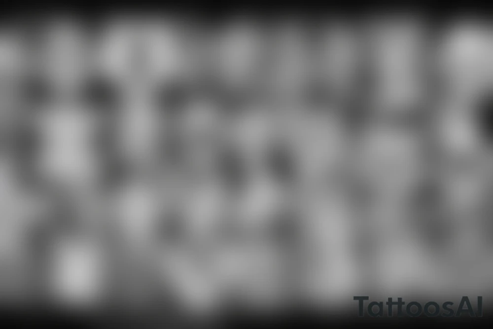 twisted pattern tattoo idea