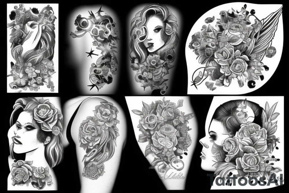 Sunshine Gemini tattoo idea