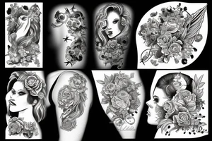 Sunshine Gemini tattoo idea