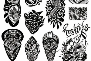 beka abstract tattoo idea