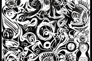 beka abstract tattoo idea