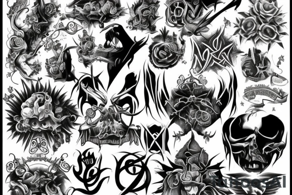 Good and Evil tattoo idea