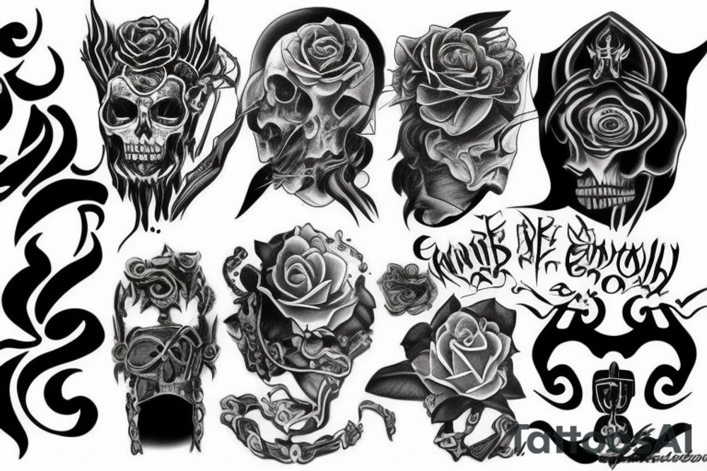 Good and Evil tattoo idea