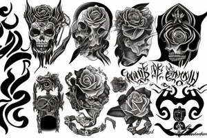 Good and Evil tattoo idea