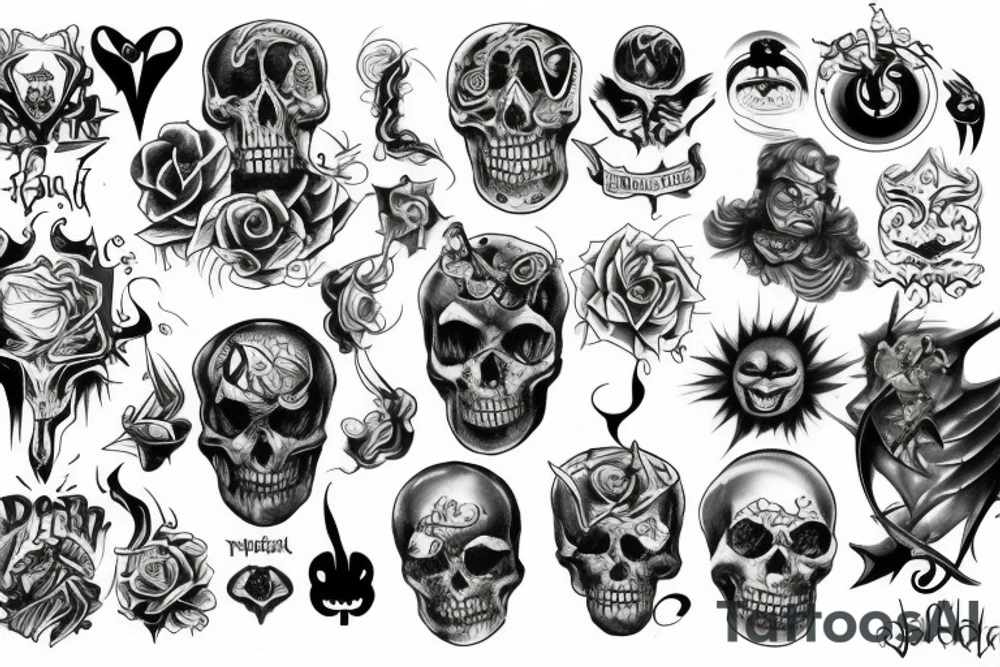 Good and Evil tattoo idea