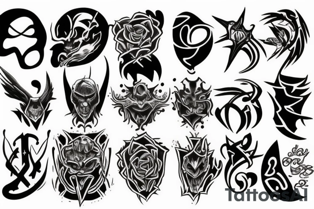 Good and Evil tattoo idea
