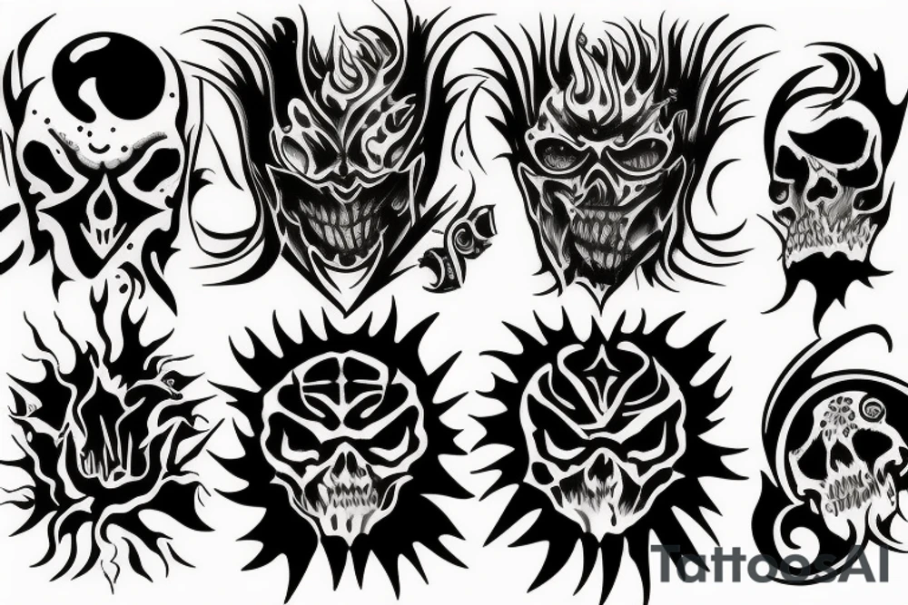 Good and Evil tattoo idea