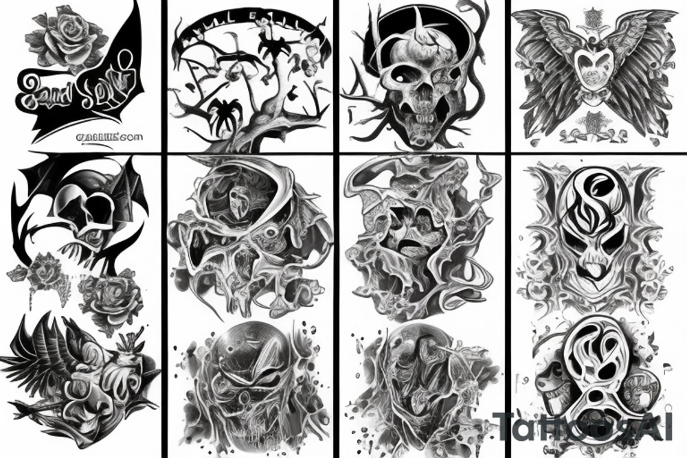 Good and Evil tattoo idea