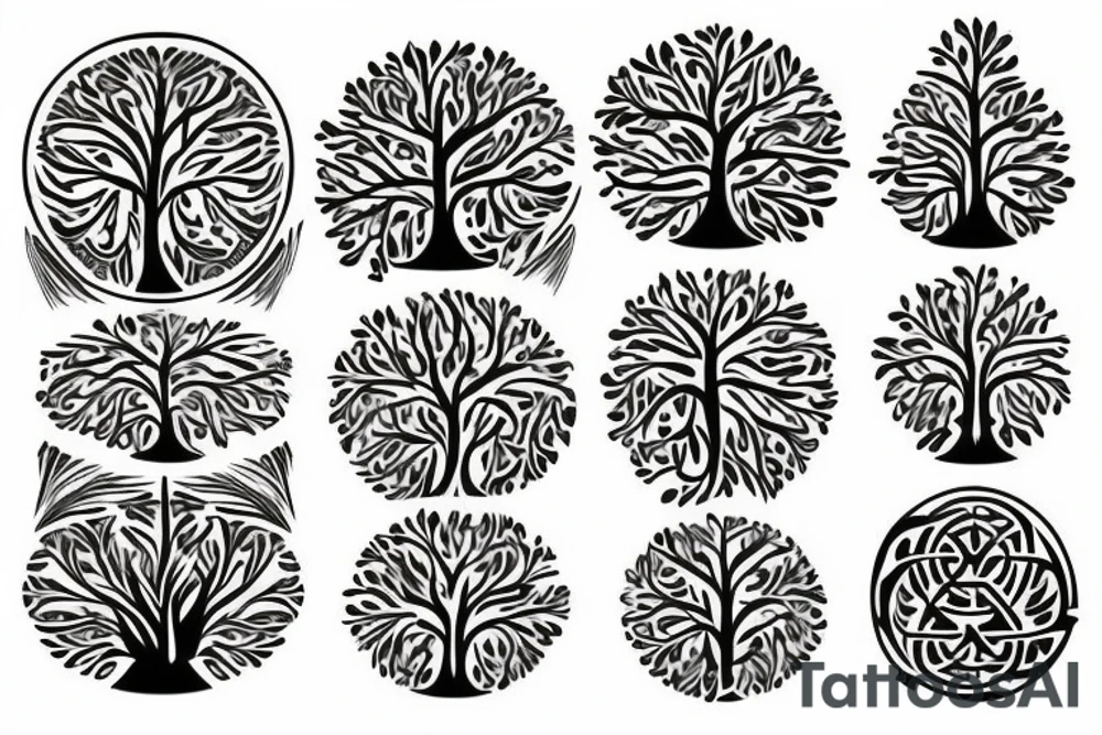 tree of life tattoo idea