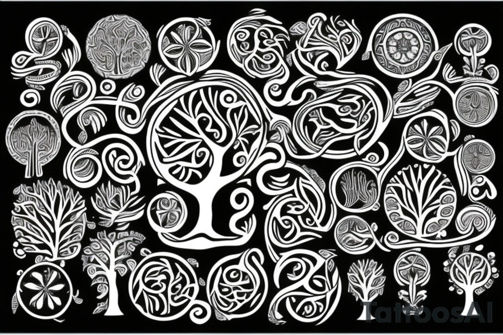 tree of life tattoo idea