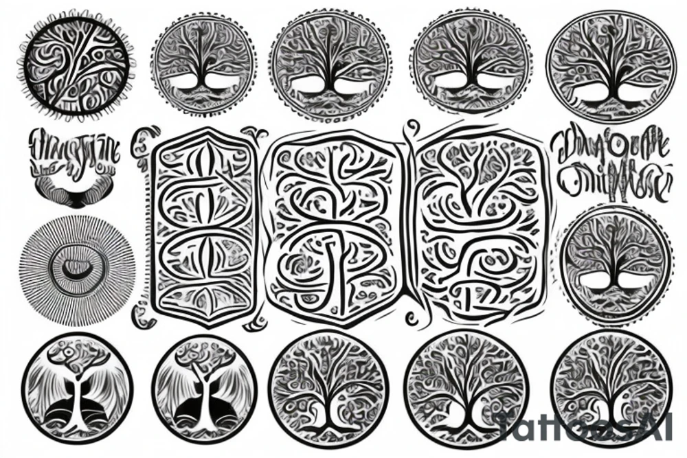 tree of life tattoo idea