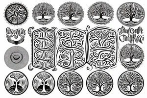 tree of life tattoo idea