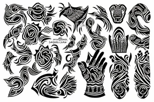 Hands holding life tattoo idea