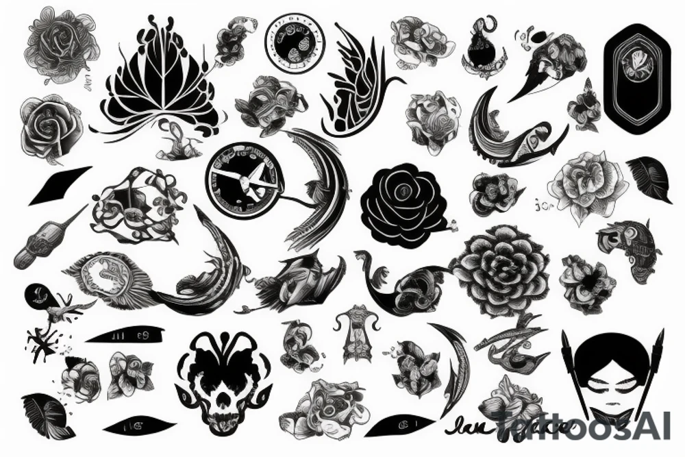 Scale of life tattoo idea