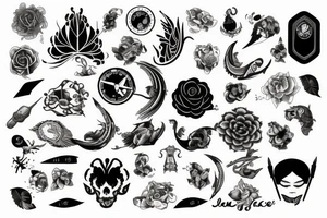 Scale of life tattoo idea