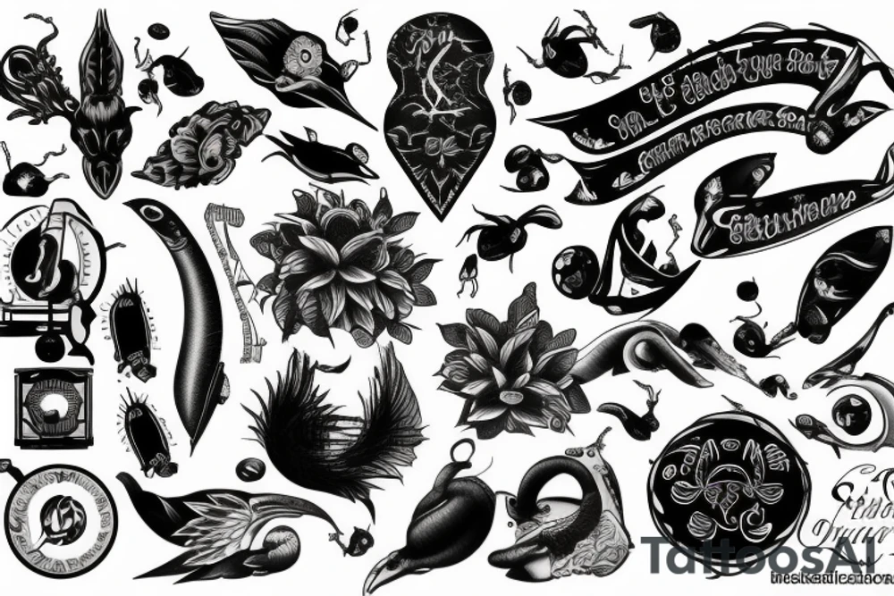 Scale of life tattoo idea
