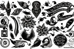 Scale of life tattoo idea