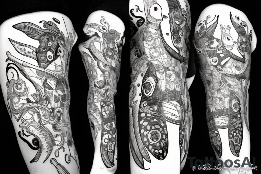 squirrel tattoo idea