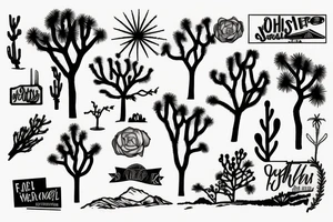 Joshua Tree tattoo idea