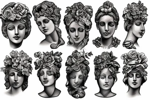 greek statue tattoo idea