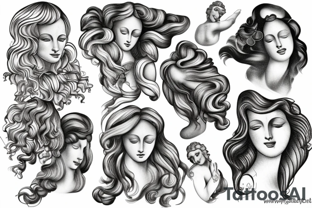 botticelli venus tattoo idea