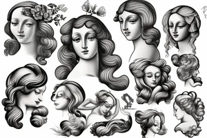 botticelli venus tattoo idea