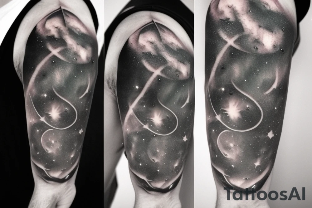 space, sport, Syfy, galaxy tattoo idea